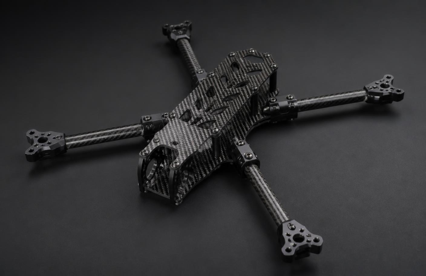 Carbon fibre plates, brackets and machined composite components